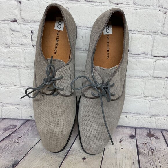 Town Shoes Men Dress Shoes Size 8 Bunting JP6561 Chime Gray - Picture 5 of 10